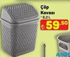 ÇÖP KOVASI 6,2 L fiyat ve kampanya bilgisi